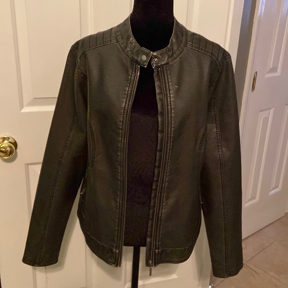 Cruel Girl Jackets & Coats Nwot Faux Leather Biker Jacket Poshmark